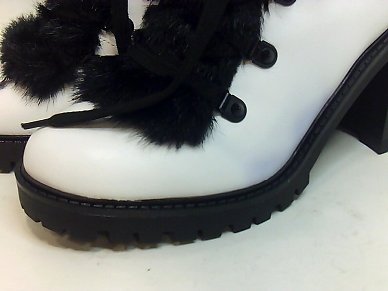 guess white leather shoes