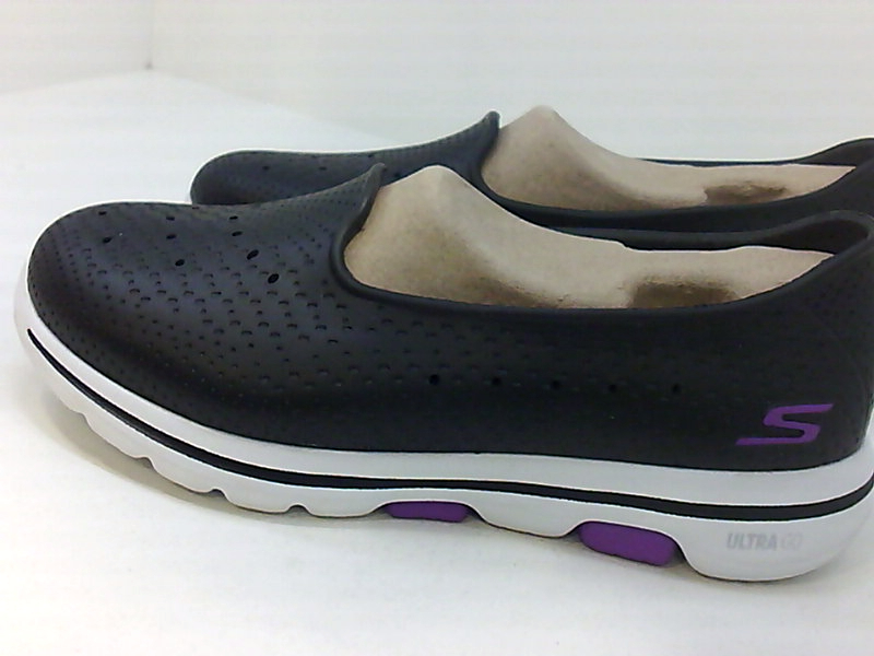 Skechers Women's Cali Gear Loafer Flat, Black/White, Size 7.0 splz | eBay
