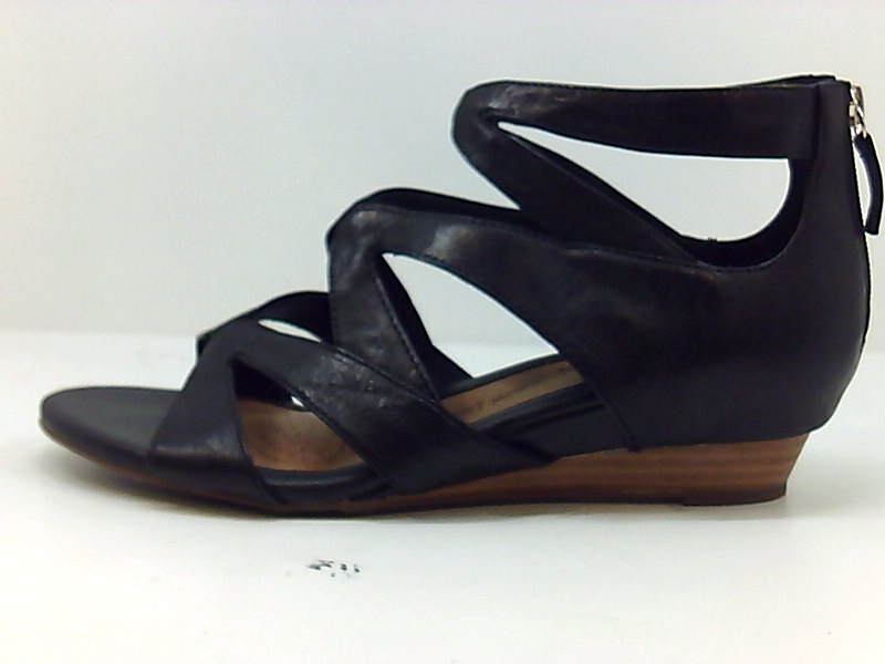 Sofft Womens Regan Open Toe Casual Platform Sandals, Black, Size 9.0 o9sq | eBay