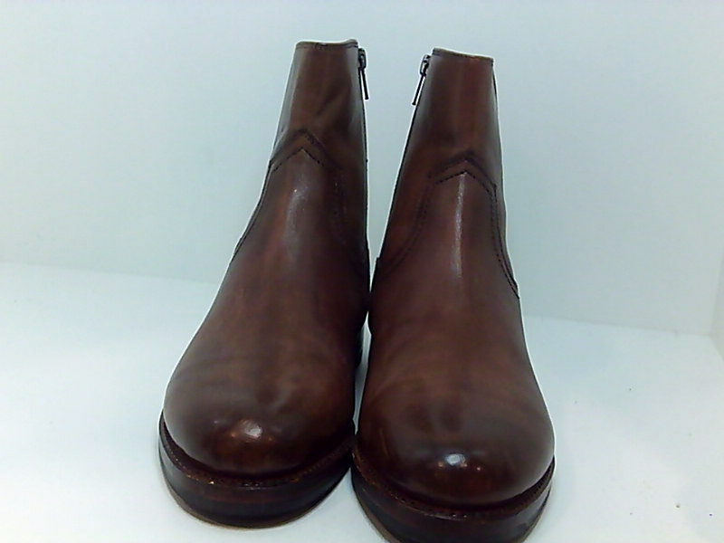 sawyer zip front boot leather