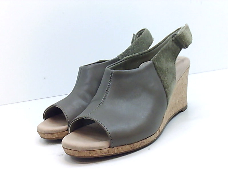 olive wedge sandals