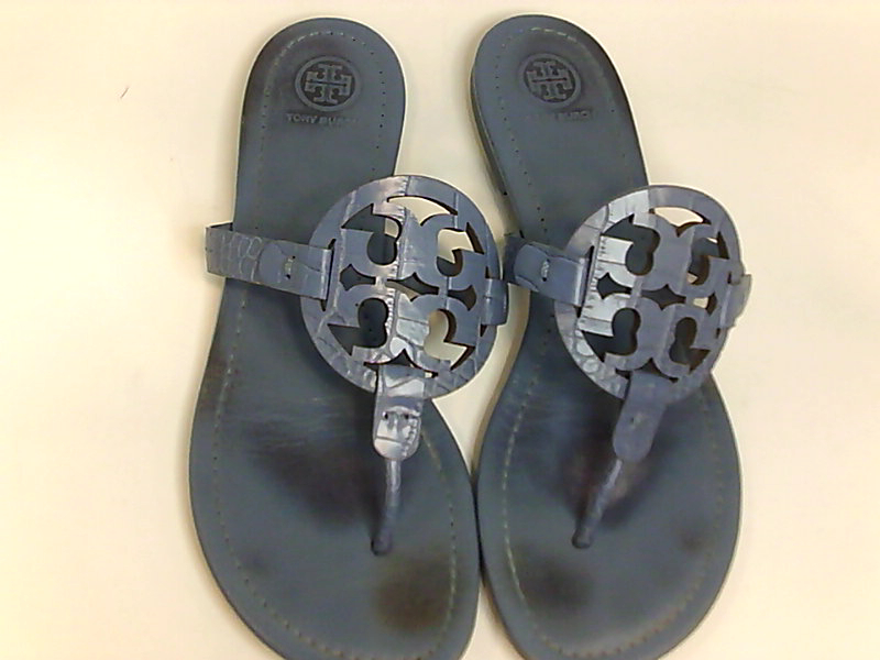 blue yonder tory burch sandals