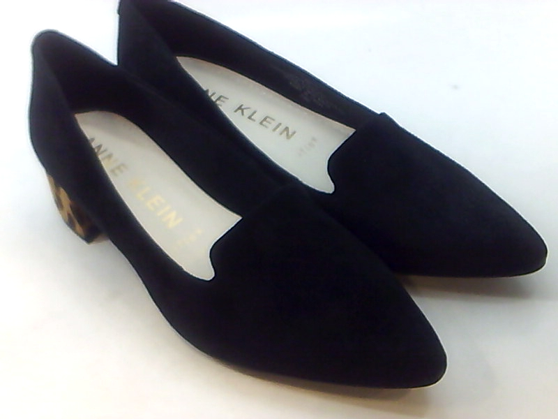 Anne Klein Women�s Kimbra Pump, Black Suede, Size 8.0 X1SB
