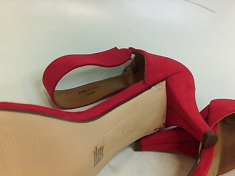 Style & Co. Womens Payceef Open Toe Formal Ankle Strap Sandals, Cerise, Size 4x | eBay