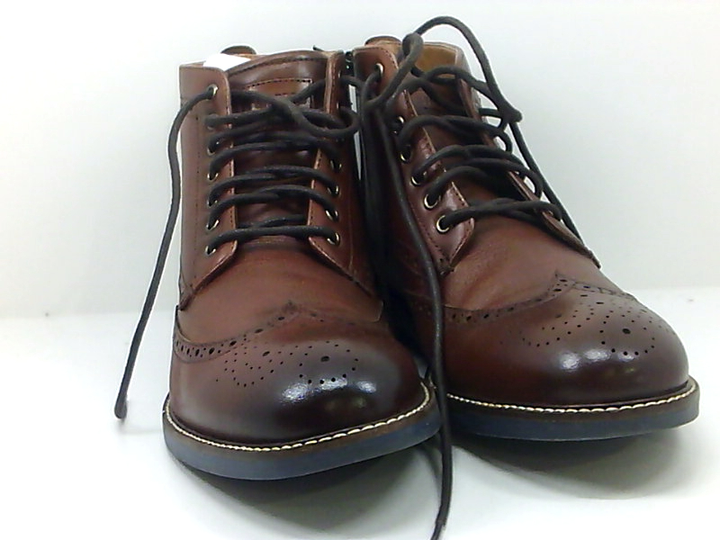 steve madden combat boots cognac
