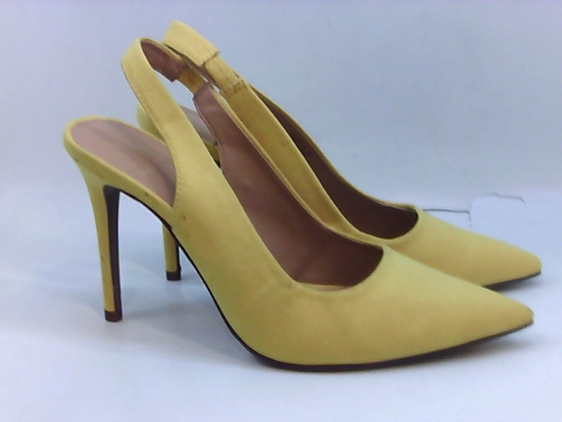 lemon slingback shoes