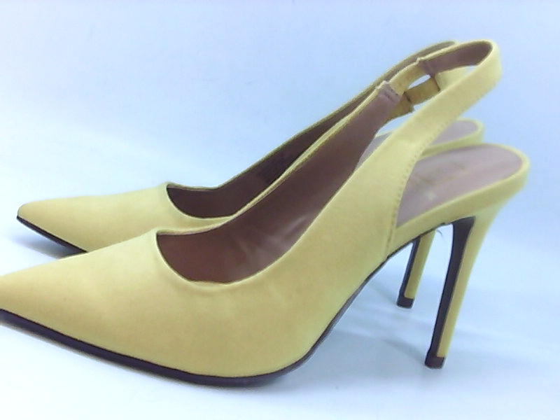 lemon slingback shoes