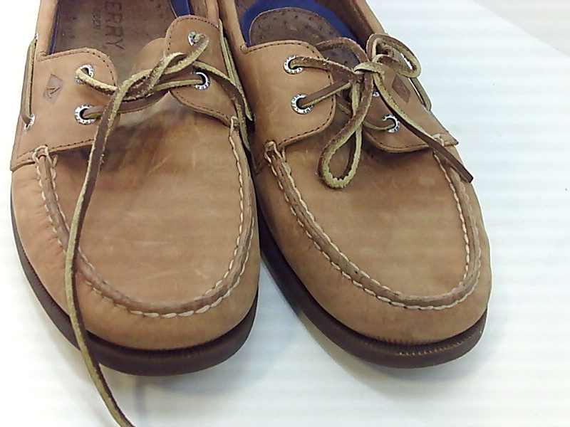 Sperry Mens Top Sider Mens's A/O Leather Closed Toe, Sahara Leather ...