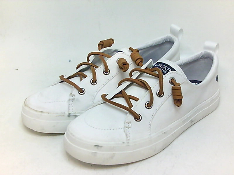 sperry crest vibe satin lace white