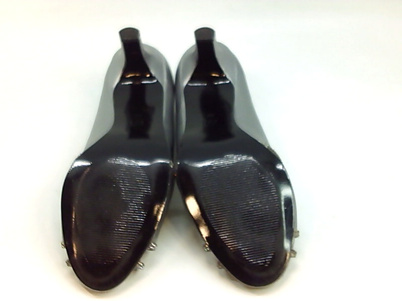 pewter leather pumps
