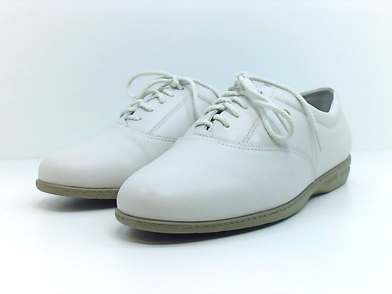 Easy Spirit Womens Motion Leather Closed Toe Oxfords, White Leather ...