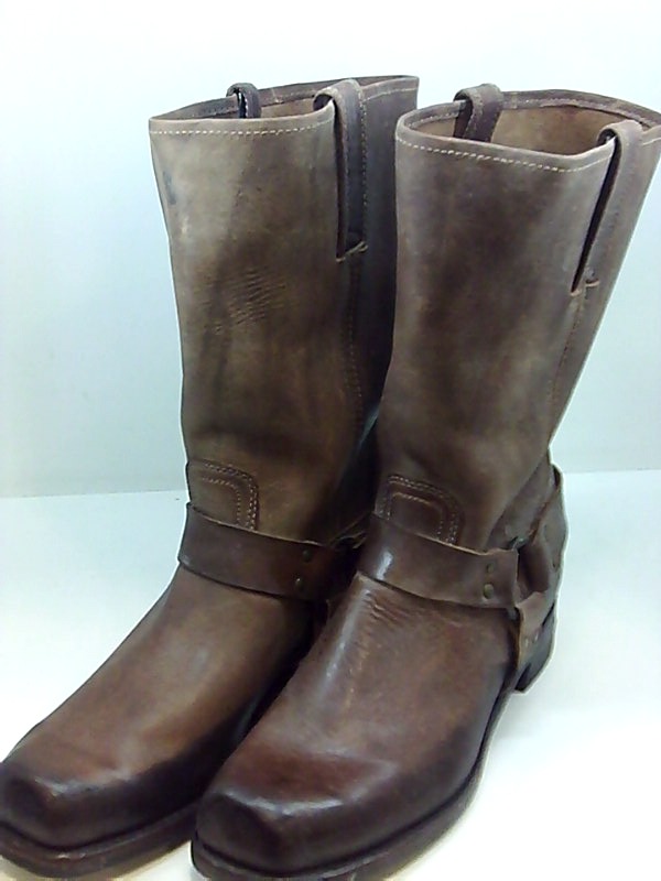 Frye Mens 12R Square Toe Mid-Calf Western Boots, Brown, Size 13.0 oSFQ ...