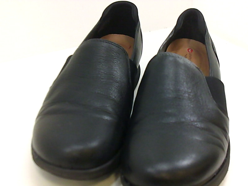 clarks ladies black trainers