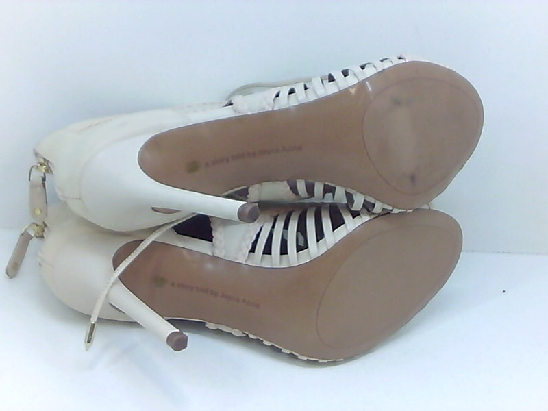 Avec Les Filles Womens Joyce Leather Peep Toe Classic