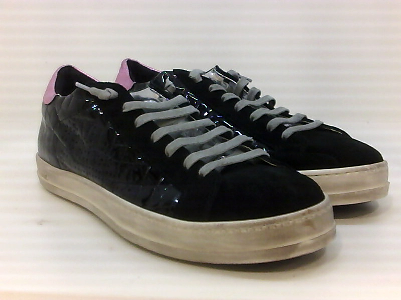 P448 Womens a8john Suede Low Top Pull On Fashion Sneakers, Vynil Blk ...