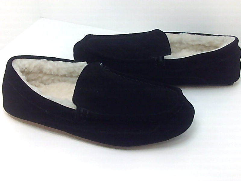 amazon essentials men's leather moccasin slipper