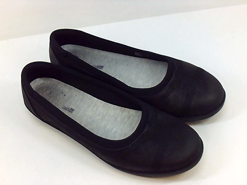Clarks Womens Ayla pure Closed Toe Ballet Flats, Black, Size 10.0 4qeI ...