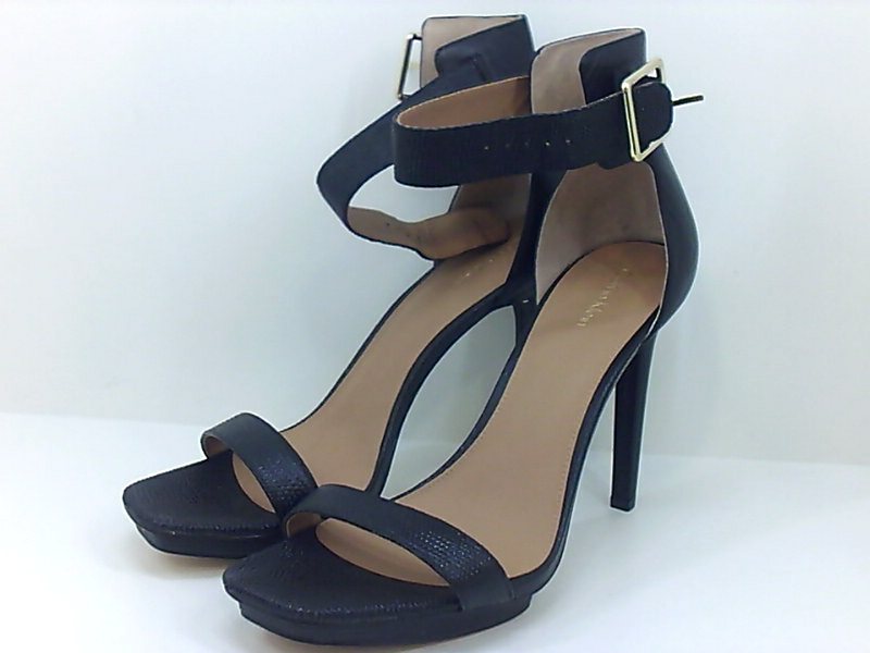 Calvin Klein Womens Vable Open Toe Ankle Strap Classic Pumps, Black ...