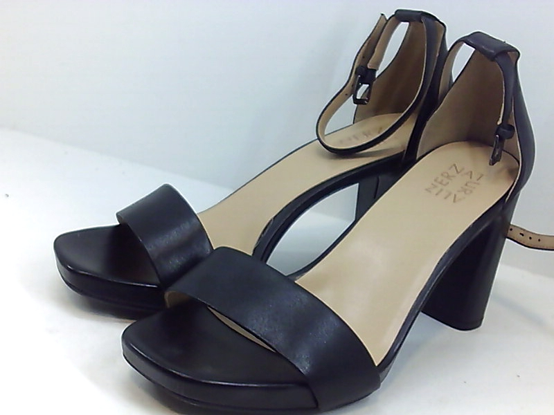 Naturalizer Women's Joy Heeled Sandal, Black Leather, Size 10.0 hH9g | eBay