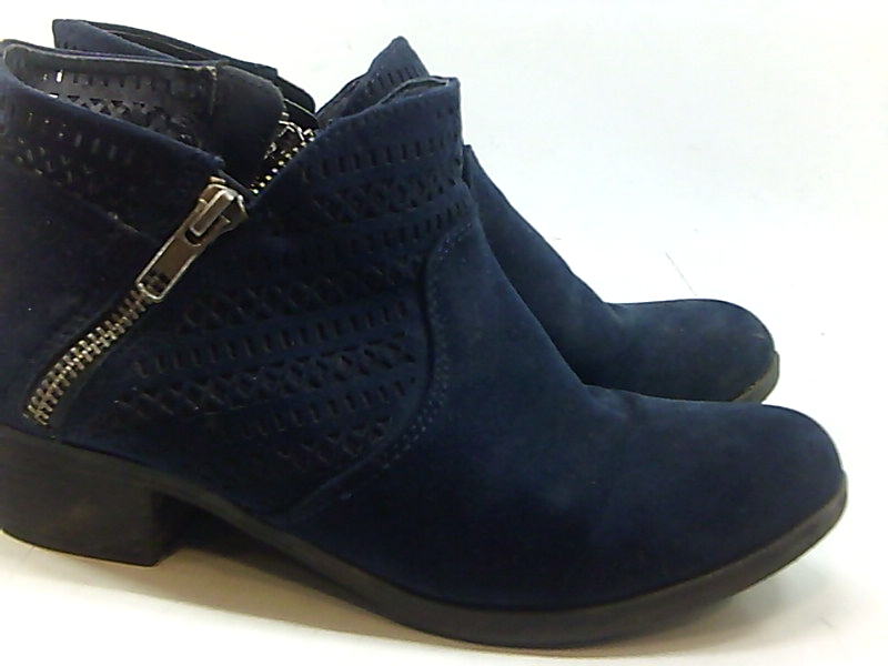 American Rag Womens Abby Almond Toe Ankle Fashion Boots, Navy Perf ...
