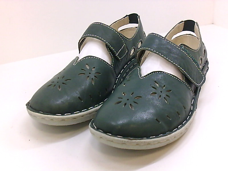 PropÃ©t Womens Chloe Leather Round Toe Mary Jane Flats, Aqua, Size 8.5 LQ4m | eBay