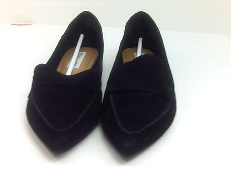 Steve Madden Womens Carver L Pointed Toe Loafers Black Sued Size Xjdq Ebay