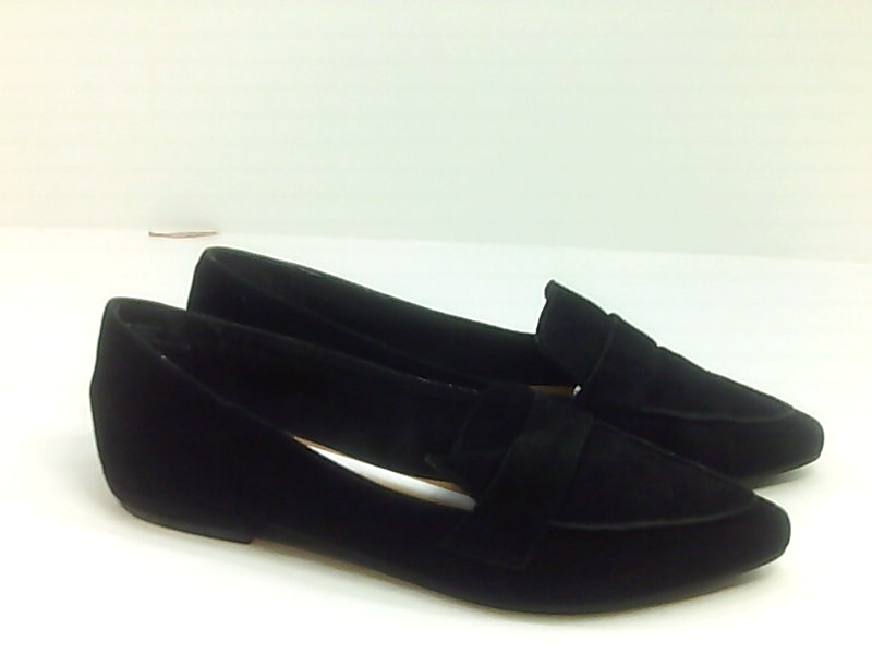 Steve Madden Womens Carver-L Pointed Toe Loafers, Black Sued, Size 7.0 ...