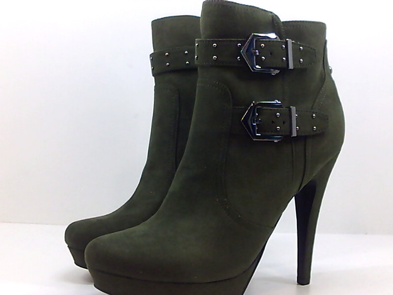 GUESS G Dalli2 Platform Ankle Boots, Dark Green, Dark Green, Size 8.0 ...