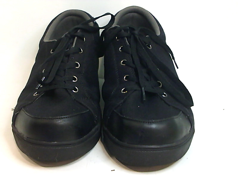 space black lace up sneakers