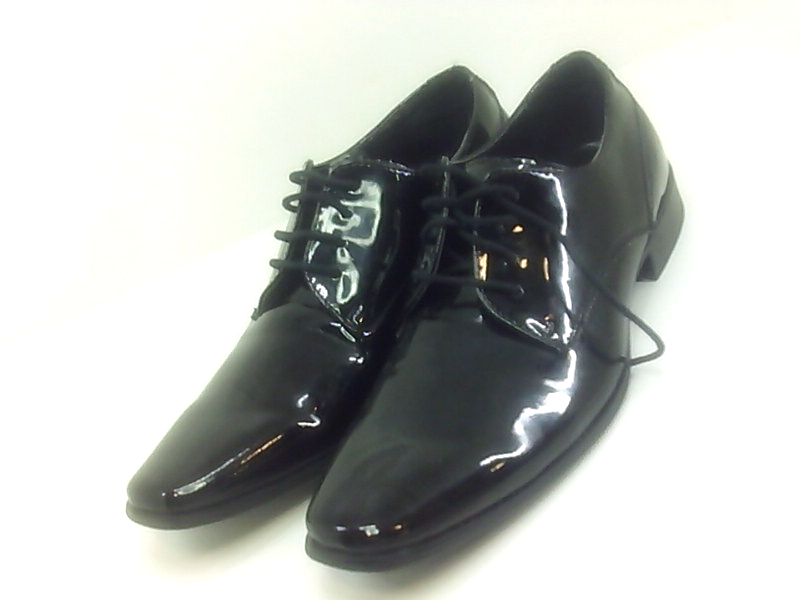 calvin klein men's brodie oxford black patent size 10