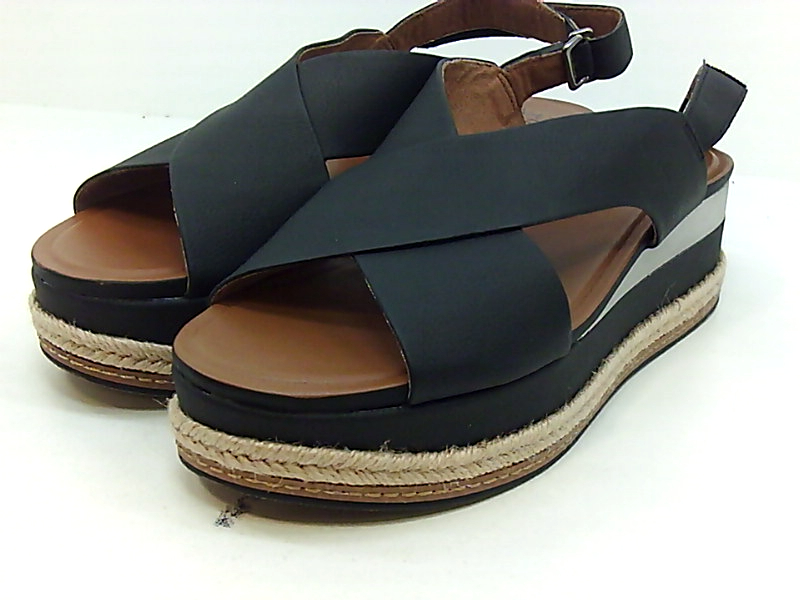 Naturalizer Women's Baya Wedge Sandal, Black, Size 8.5 WloV | eBay