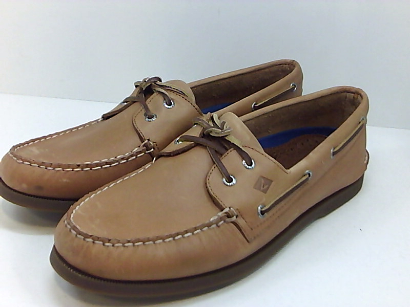 Sperry Mens Top Sider Leather Closed Toe Boat Shoes, Sahara, Size 14.0 ...