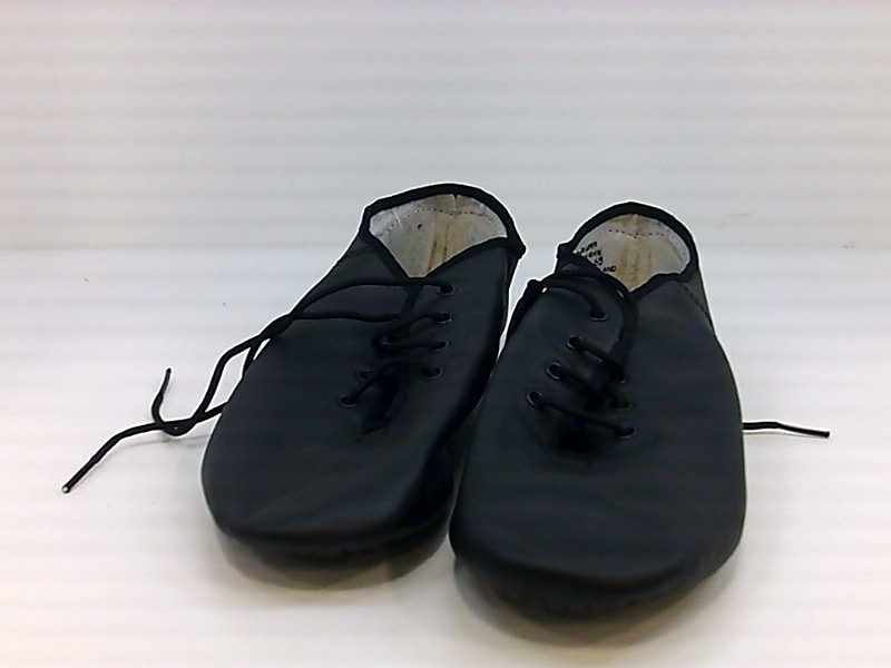 black lace up ballet slippers