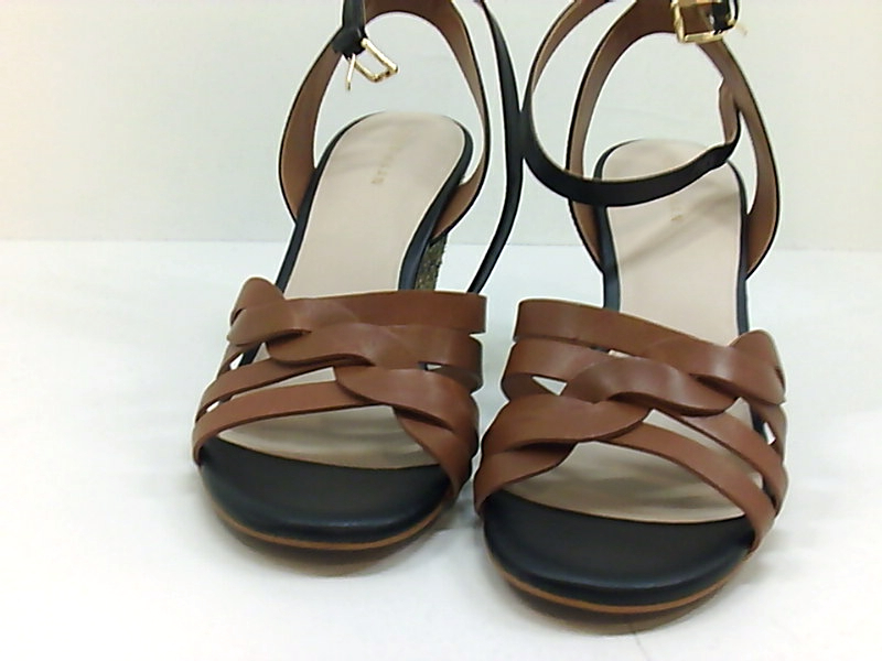 Cole Haan Womens myra Leather Peep Toe Formal Strappy Sandals, Black, Size 7.5 Y | eBay