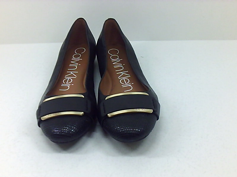 calvin klein t strap flats