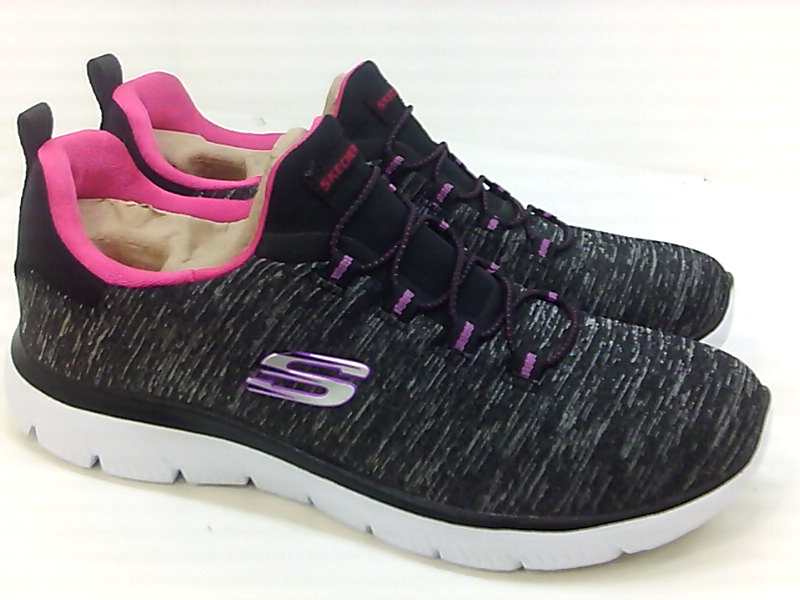 Skechers Women's Summits-Quick Getaway Sneaker, Bkpt/Black, Size 7.0 ...