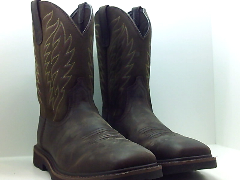 Ariat Mens 10020059 Leather Closed Toe Mid-Calf Western Boots, Brown, Size 12.0 | eBay