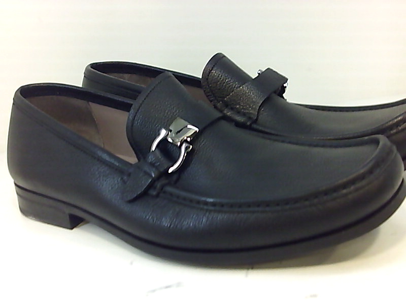 salvatore ferragamo men's adam leather gancio loafers