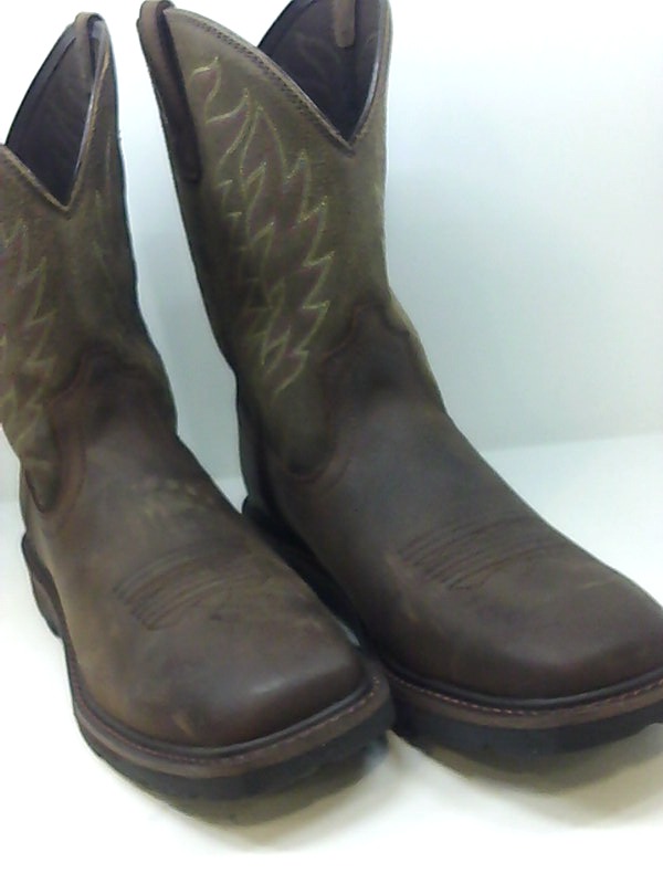 mid calf western boot