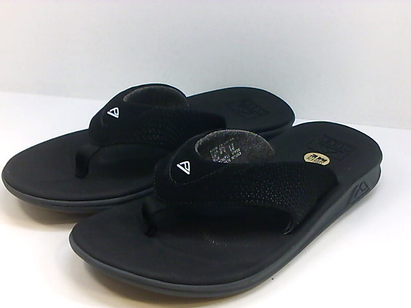 mens reef black flip flops