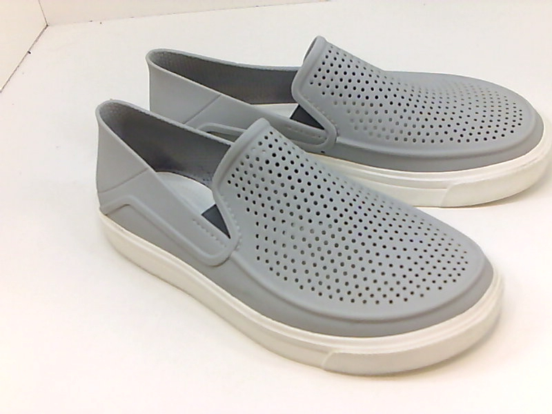 Crocs Kids' Citilane Roka Slip On Sneaker | Easy On, Light Grey/White ...