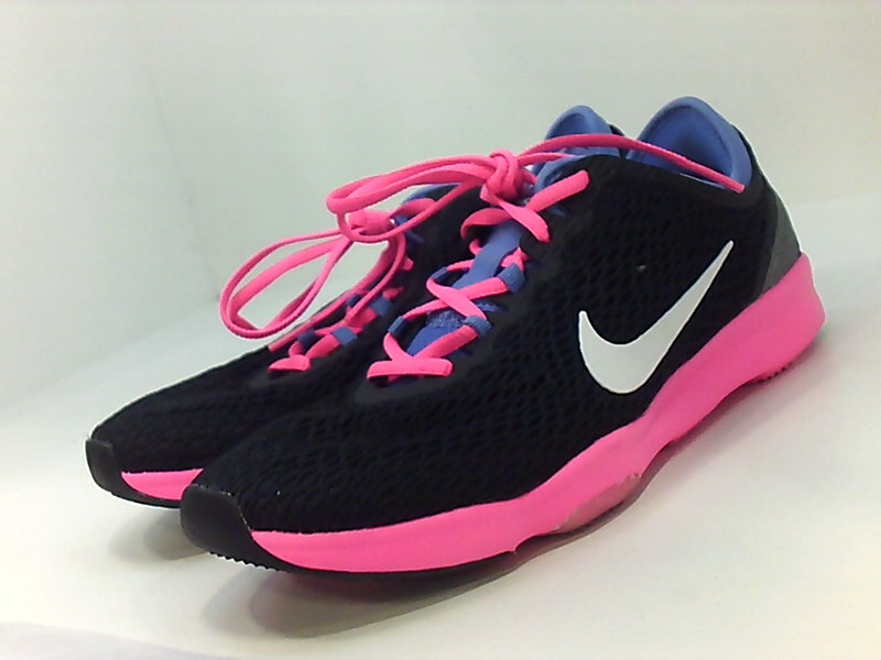 Nike Womens Nike Zoom Low Top Lace Up, Black/White-Polar-Pink Pow, Size ...