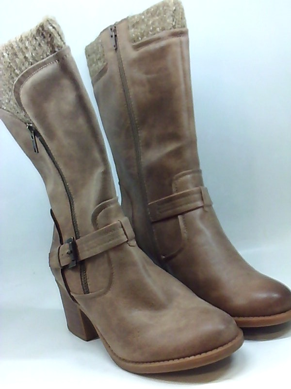 bear trap mid calf boots