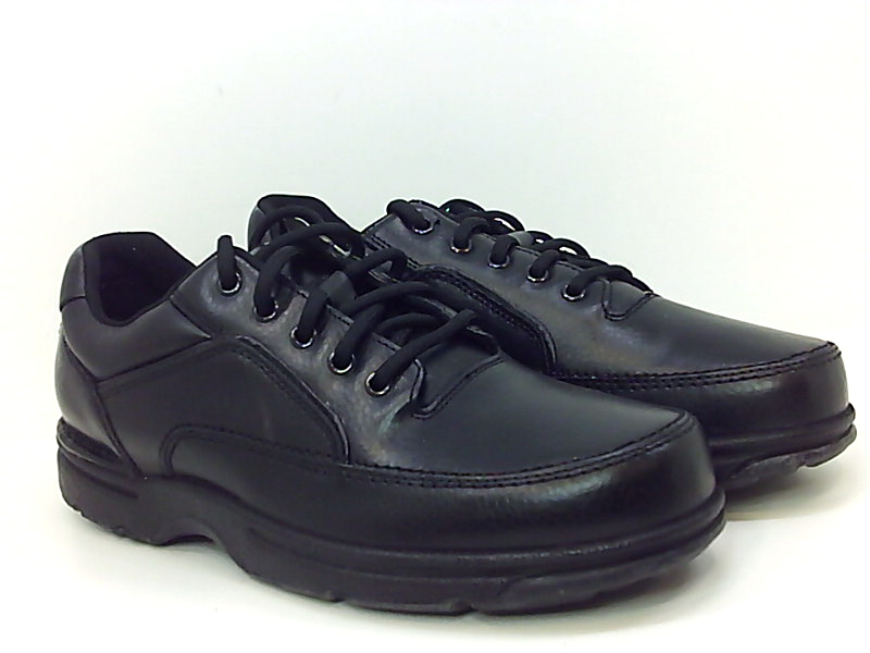 Rockport Mens Eureka Leather Lace Up Casual Oxfords, Black, Size 10.5 ...