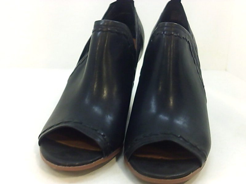 Lucca Lane Womens Anna Peep Toe Ankle Fashion Boots, Black