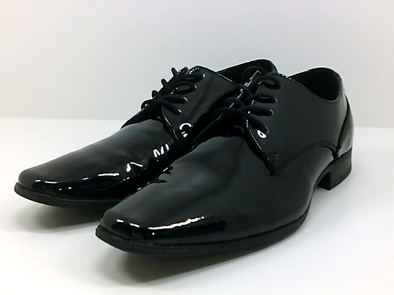 calvin klein men's brodie oxford black patent size 10