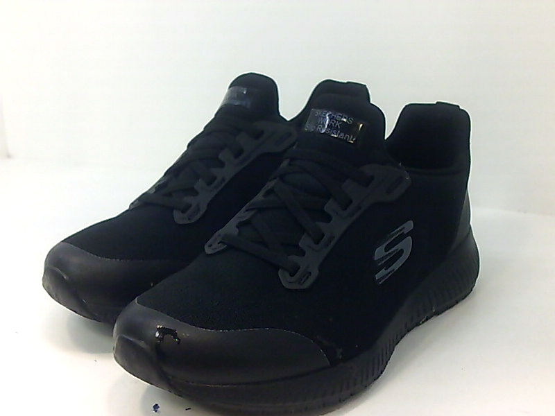 Skechers Mens 77222 Soft toe Slip On Safety Shoes, Black, Size 9.0 SXeN ...