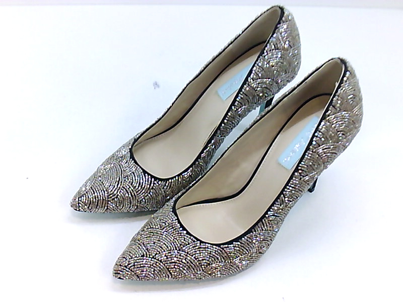 blue by betsey johnson susan embellished pumps