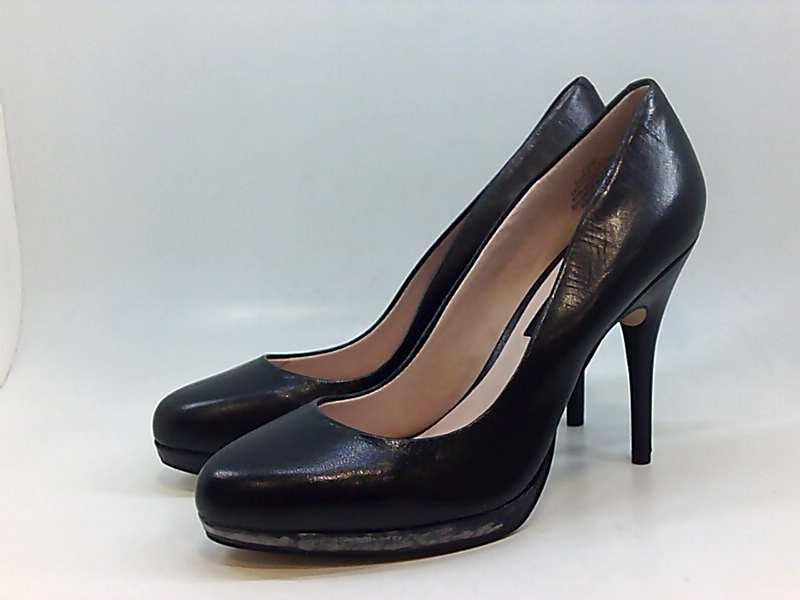 nine west square toe pumps