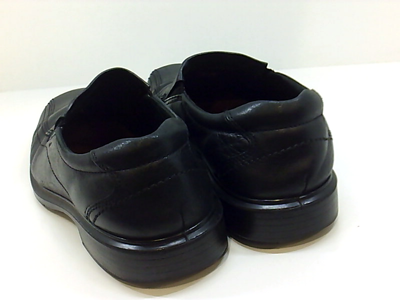 ECCO Mens Helsinki Leather Closed Toe Slip On Shoes, Black